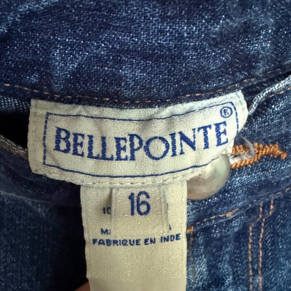 Bellepointe Ohio State Embroidered Statement Jeans Collegiate OSU 2000s Size 16 - Picture 8 of 14